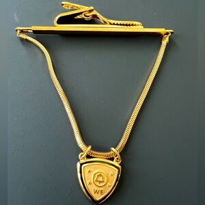 Vintage Western Electric Telephone Company 10k Tie Clip